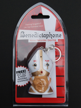 Picture of the Benedictaphone key ring and voice recorder