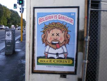 Picture of religion is garbage poster