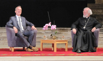 Picture of Franks Skinner with Rowan Williams