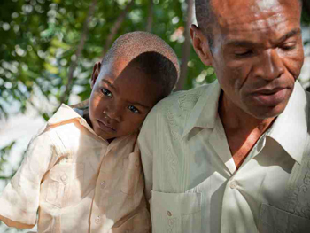 Photo of Andy La Martiniere and his father