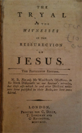 Picture of the title page of The Tryal of the Witnesses