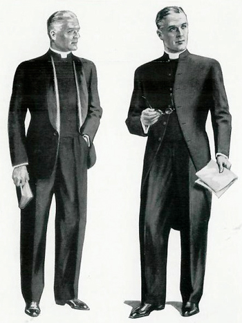 Clergymen in the 1966 Vanheem catalogue